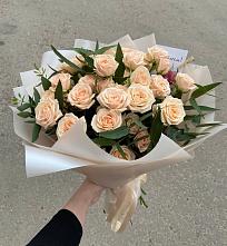 Букет Кремовые розы Латте в Терновской